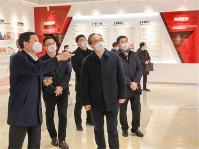 2023年1月，浙江省委常委、組織部長王成來紅獅集團調研企業黨建、“未來工廠”、人才建設等工作
